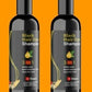 Unisex Instant Black Herbal Hair Dye Shampoo for Grey Hair Coverage 3 in 1(100ml)
